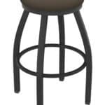Misha 25-Inch Backless Counter Stool with Pewter Finish and Canter Earth Seat 4 Misha 25-Inch Backless Counter Stool with Pewter Finish and Canter Earth Seat