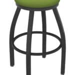 Misha 25-Inch Backless Counter Stool with Pewter Finish and Canter Kiwi Green Seat 4 Misha 25-Inch Backless Counter Stool with Pewter Finish and Canter Kiwi Green Seat