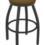 Misha 25-Inch Backless Counter Stool with Pewter Finish and Canter Saddle Seat 4 Misha 25-Inch Backless Counter Stool with Pewter Finish and Canter Saddle Seat