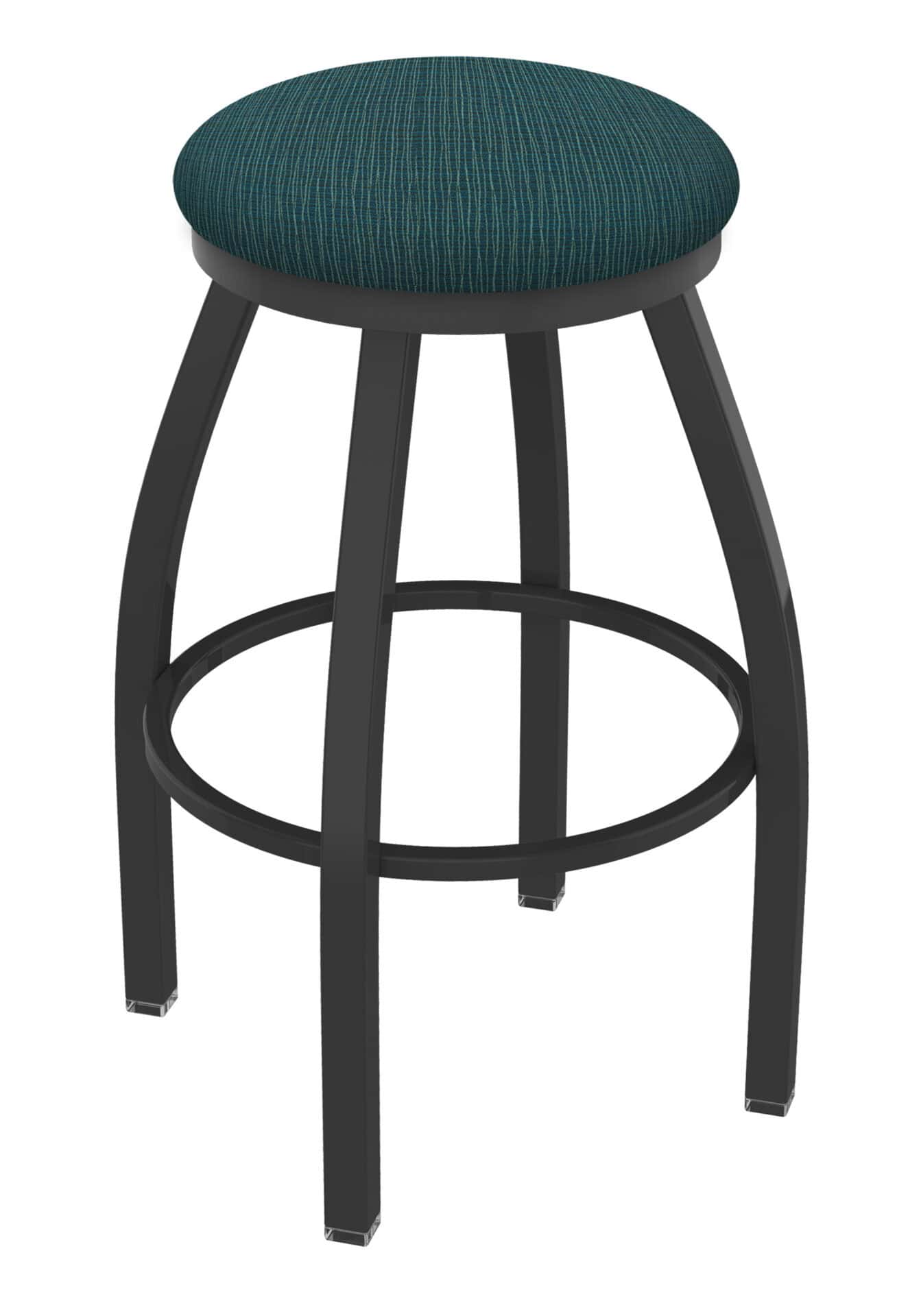 Misha 25-Inch Backless Counter Stool with Pewter Finish and Graph Tidal Seat 1 Misha 25-Inch Backless Counter Stool with Pewter Finish and Graph Tidal Seat