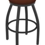 Misha 25-Inch Backless Counter Stool with Pewter Finish and Rein Adobe Seat 4 Misha 25-Inch Backless Counter Stool with Pewter Finish and Rein Adobe Seat