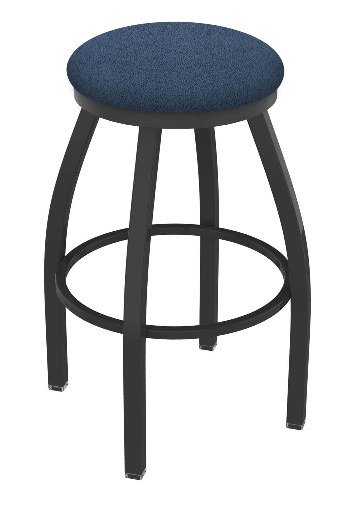 Misha 25-Inch Backless Counter Stool with Pewter Finish and Rein Bay Seat 1 Misha 25-Inch Backless Counter Stool with Pewter Finish and Rein Bay Seat