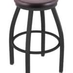 Misha 25-Inch Backless Counter Stool with Pewter Finish and Dark Cherry Oak Seat 4 Misha 25-Inch Backless Counter Stool with Pewter Finish and Dark Cherry Oak Seat