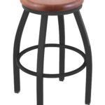 Misha 25-Inch Backless Counter Stool with Pewter Finish and Medium Oak Seat 4 Misha 25-Inch Backless Counter Stool with Pewter Finish and Medium Oak Seat