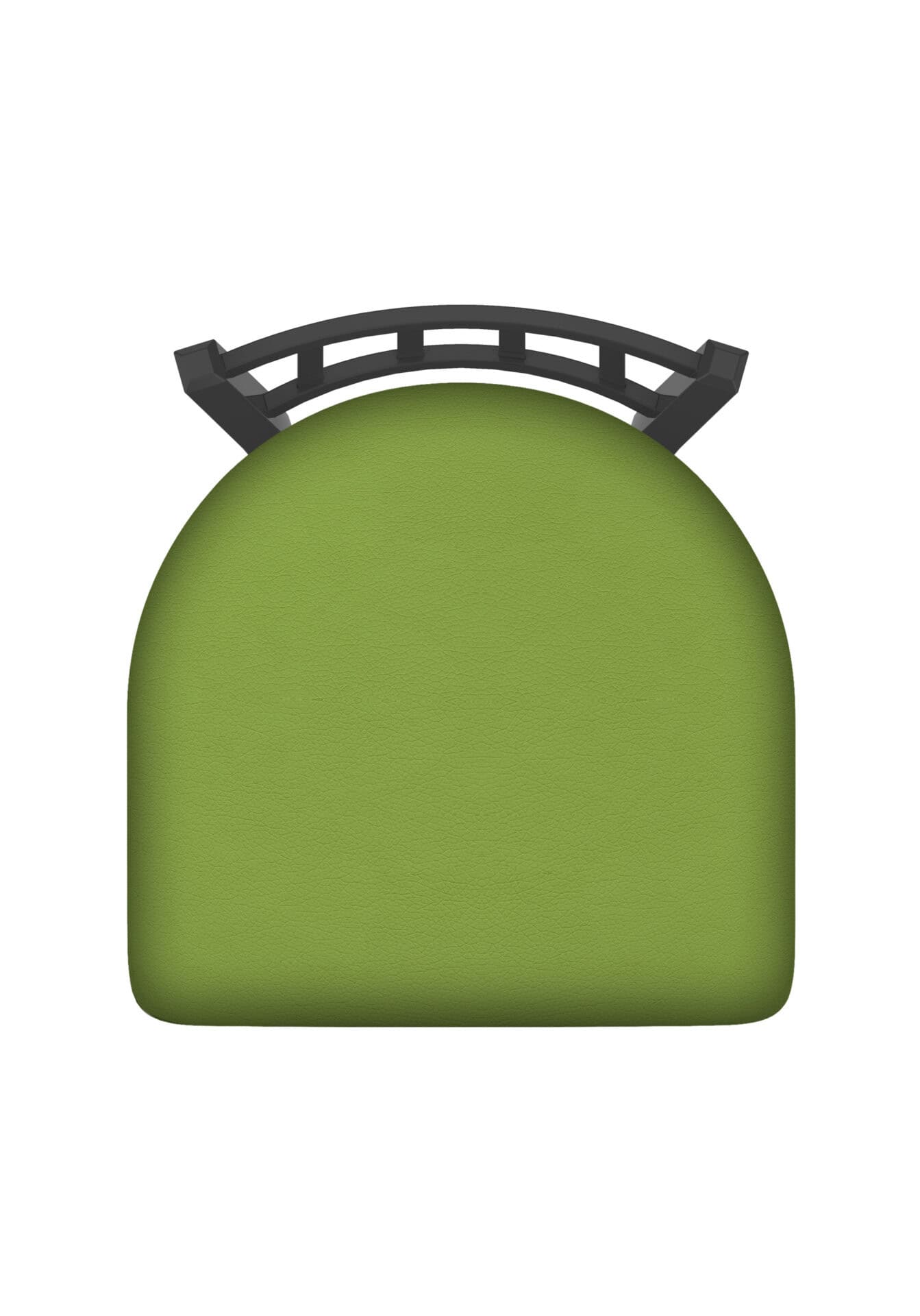 Contessa 36-Inch Extra-Tall Bar Stool with Pewter Finish and Canter Kiwi Green Seat 2 Contessa 36-Inch Extra-Tall Bar Stool with Pewter Finish and Canter Kiwi Green Seat - Image 2