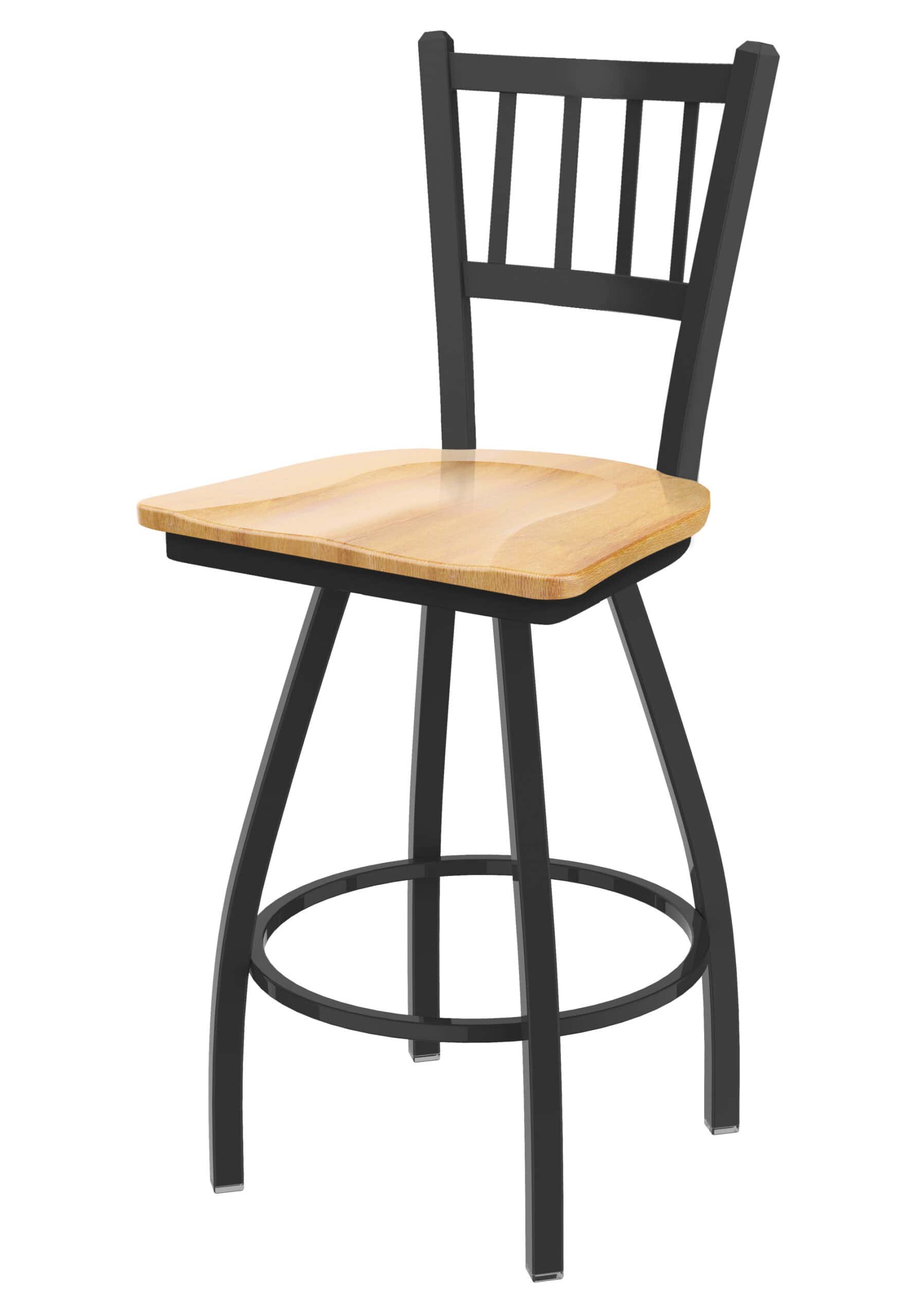Contessa 30-Inch Bar Stool with Pewter Finish and Natural Maple Seat 5 Contessa 30-Inch Bar Stool with Pewter Finish and Natural Maple Seat