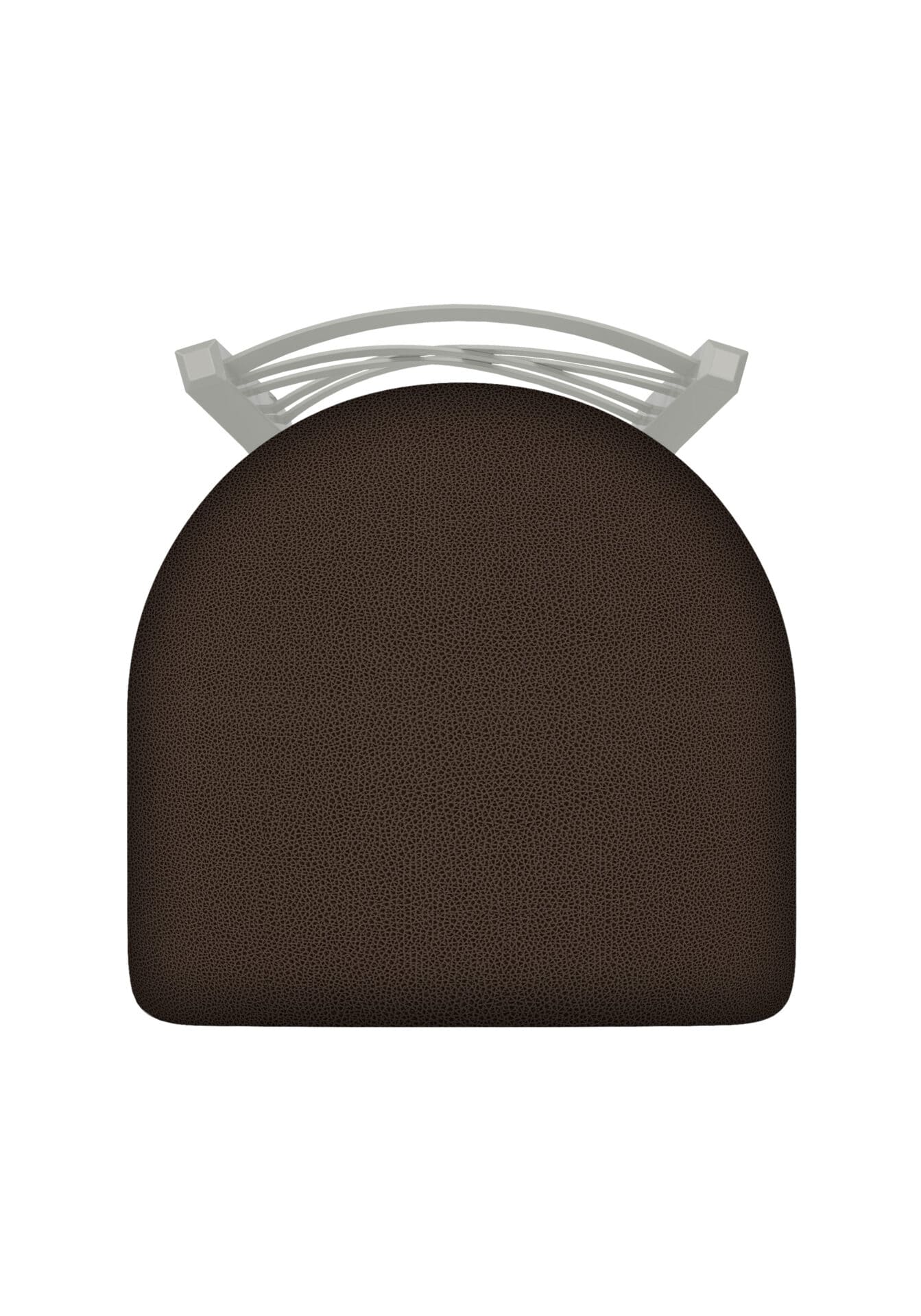 Catalina 36-Inch Extra-Tall Bar Stool with Anodized Nickel Finish and Rein Coffee Seat 2 Catalina 36-Inch Extra-Tall Bar Stool with Anodized Nickel Finish and Rein Coffee Seat - Image 2