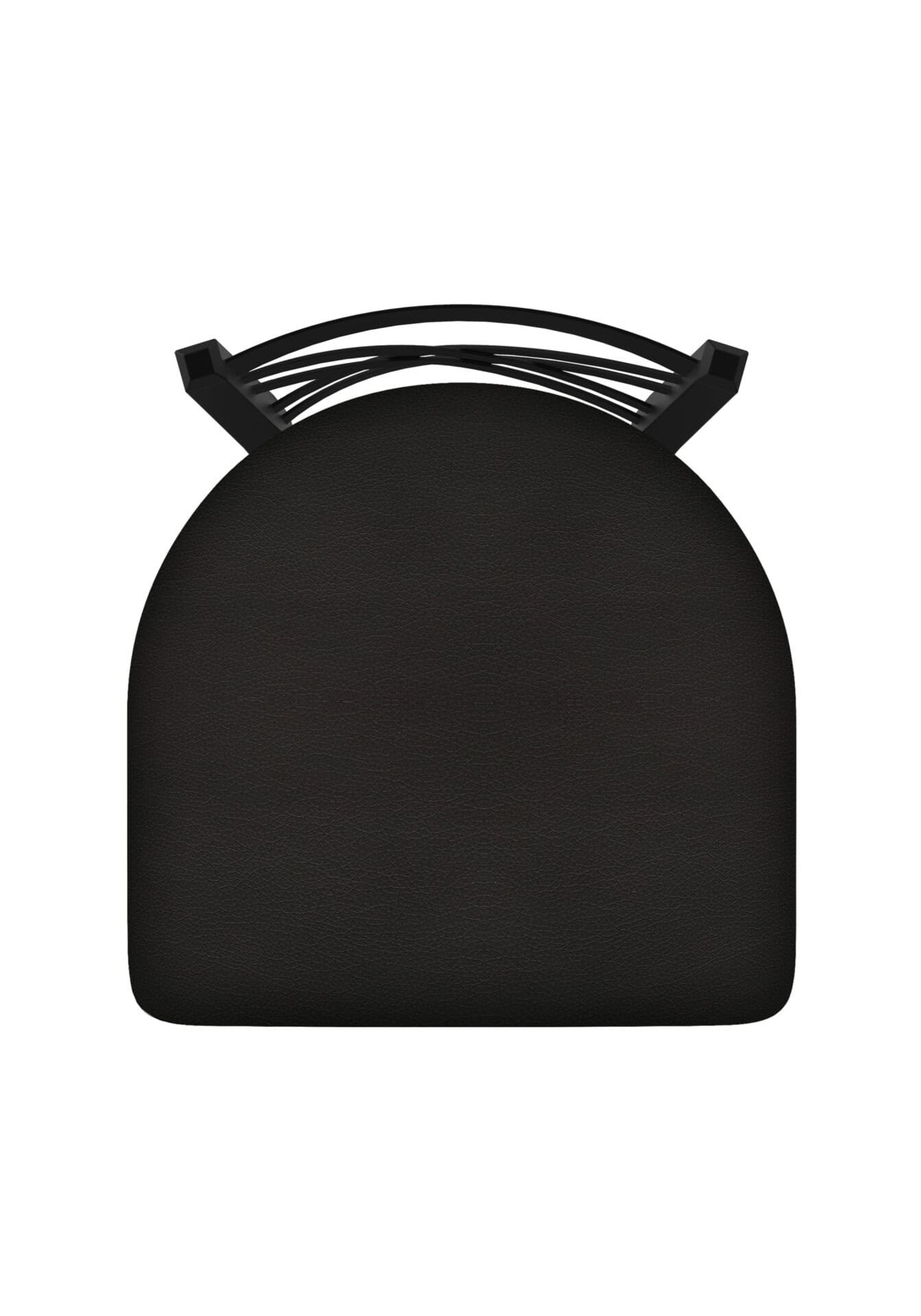 Catalina 36-Inch Extra-Tall Bar Stool with Black Wrinkle Finish and Canter Espresso Seat 2 Catalina 36-Inch Extra-Tall Bar Stool with Black Wrinkle Finish and Canter Espresso Seat - Image 2