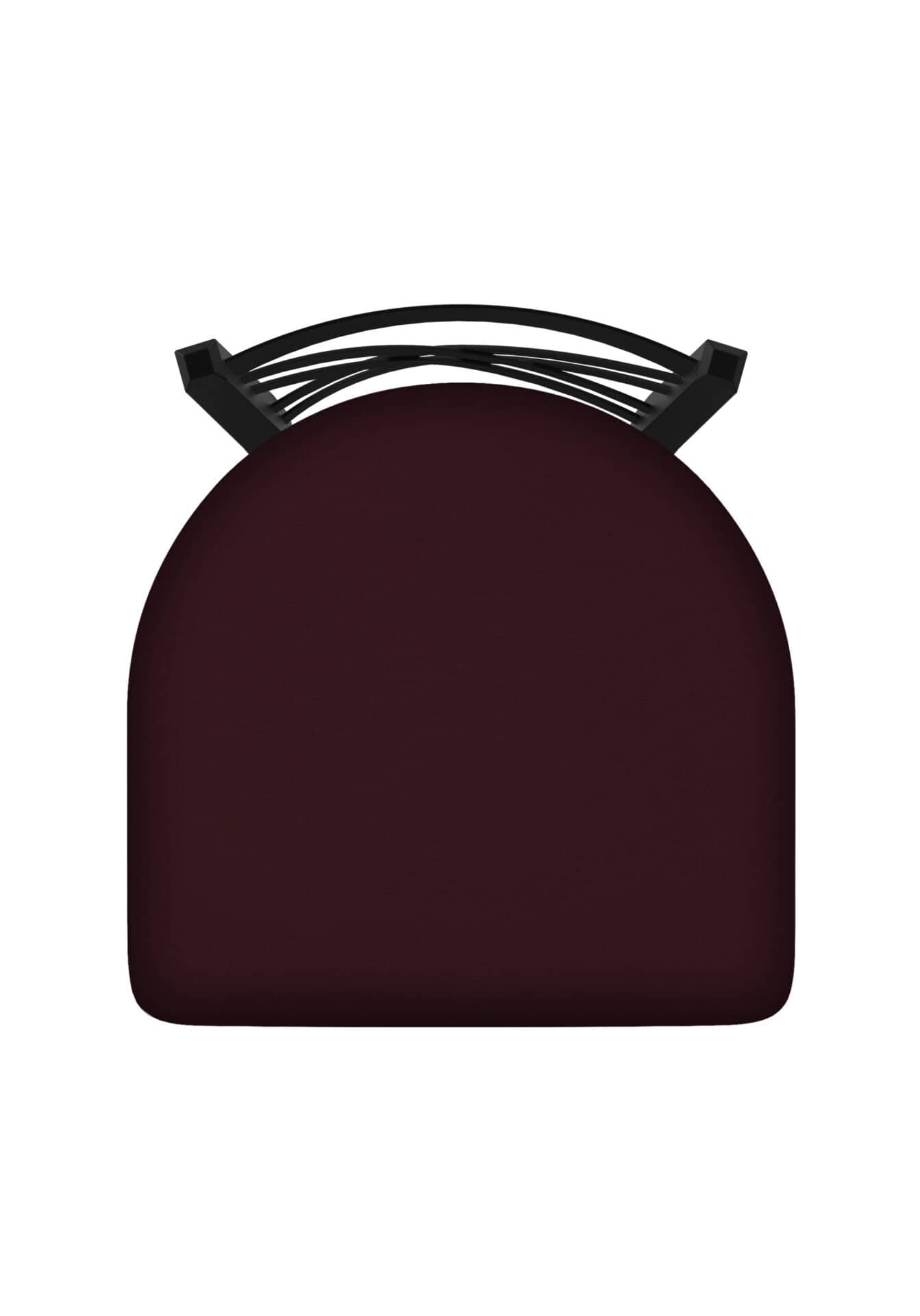 Catalina 36-Inch Extra-Tall Bar Stool with Black Wrinkle Finish and Canter Bordeaux Seat 2 Catalina 36-Inch Extra-Tall Bar Stool with Black Wrinkle Finish and Canter Bordeaux Seat - Image 2