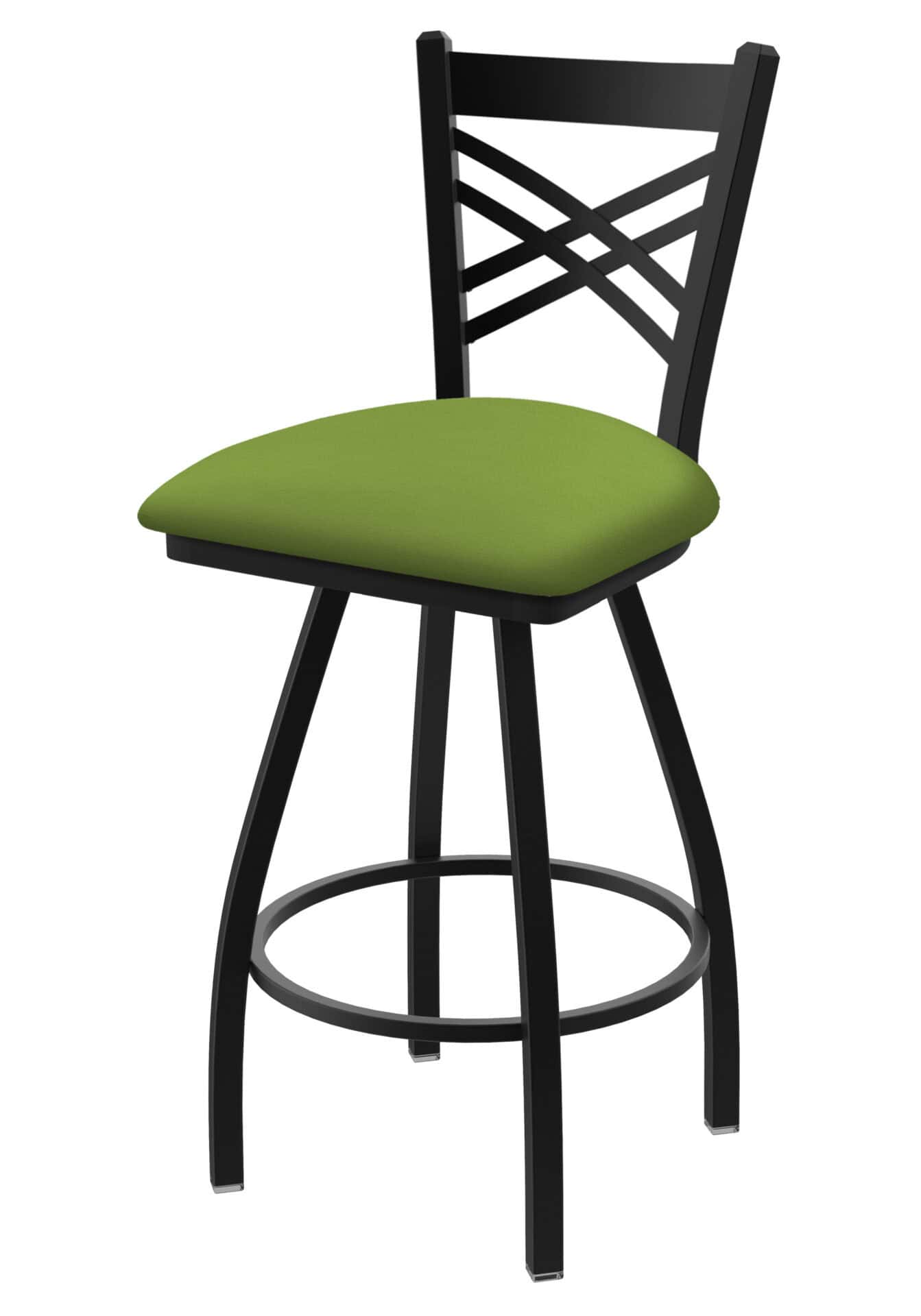 Catalina 36-Inch Extra-Tall Bar Stool with Black Wrinkle Finish and Canter Kiwi Green Seat 1 Catalina 36-Inch Extra-Tall Bar Stool with Black Wrinkle Finish and Canter Kiwi Green Seat
