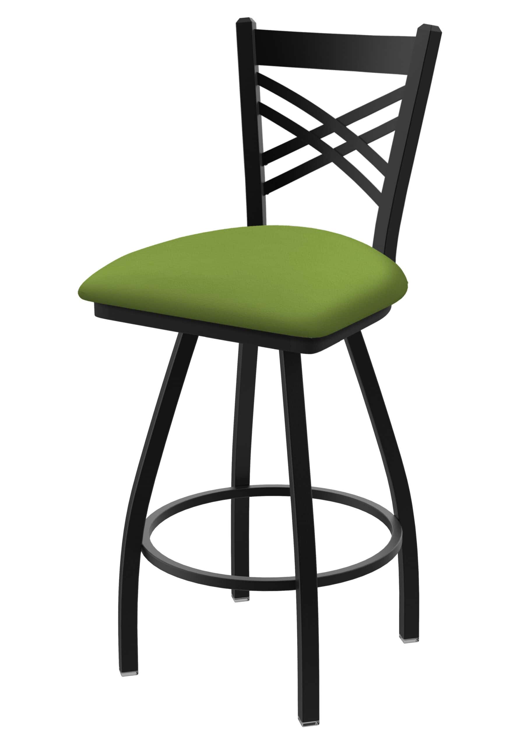 Catalina 36-Inch Extra-Tall Bar Stool with Black Wrinkle Finish and Canter Kiwi Green Seat 5 Catalina 36-Inch Extra-Tall Bar Stool with Black Wrinkle Finish and Canter Kiwi Green Seat