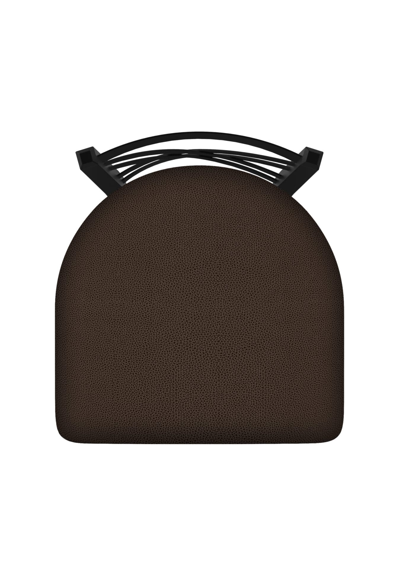 Catalina 36-Inch Extra-Tall Bar Stool with Black Wrinkle Finish and Rein Coffee Seat 2 Catalina 36-Inch Extra-Tall Bar Stool with Black Wrinkle Finish and Rein Coffee Seat - Image 2