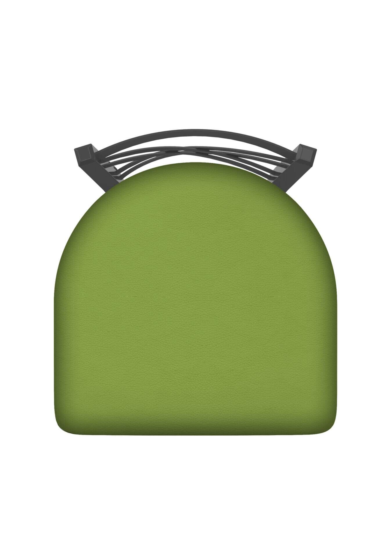 Catalina 36-Inch Extra-Tall Bar Stool with Pewter Finish and Canter Kiwi Green Seat 2 Catalina 36-Inch Extra-Tall Bar Stool with Pewter Finish and Canter Kiwi Green Seat - Image 2