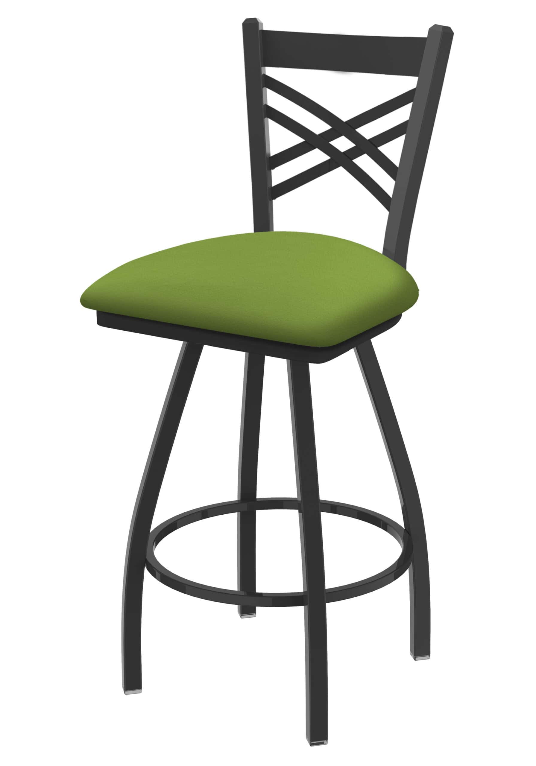 Catalina 36-Inch Extra-Tall Bar Stool with Pewter Finish and Canter Kiwi Green Seat 5 Catalina 36-Inch Extra-Tall Bar Stool with Pewter Finish and Canter Kiwi Green Seat