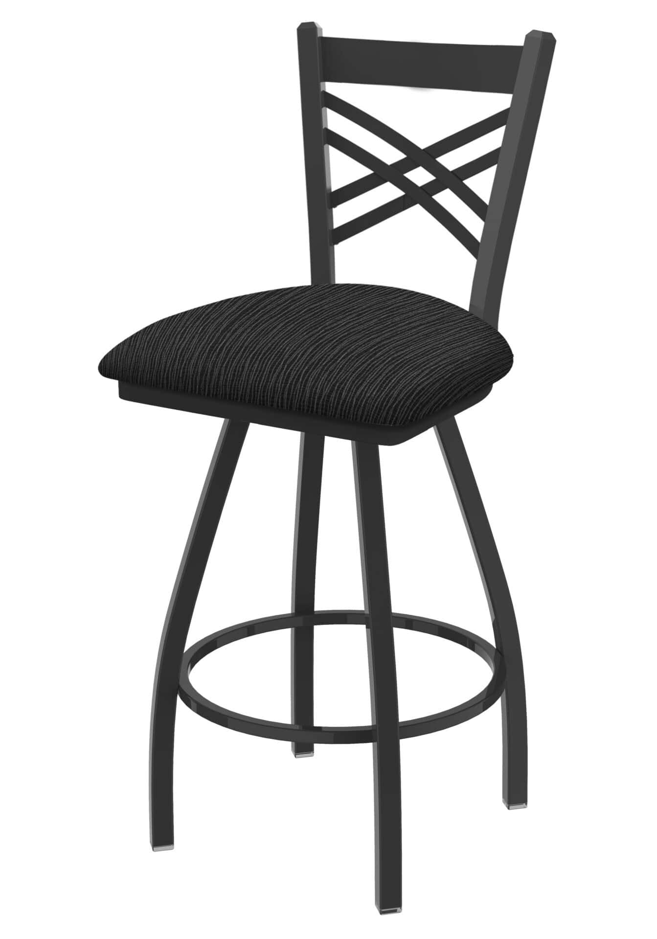 Catalina 36-Inch Extra-Tall Bar Stool with Pewter Finish and Graph Coal Seat 1 Catalina 36-Inch Extra-Tall Bar Stool with Pewter Finish and Graph Coal Seat