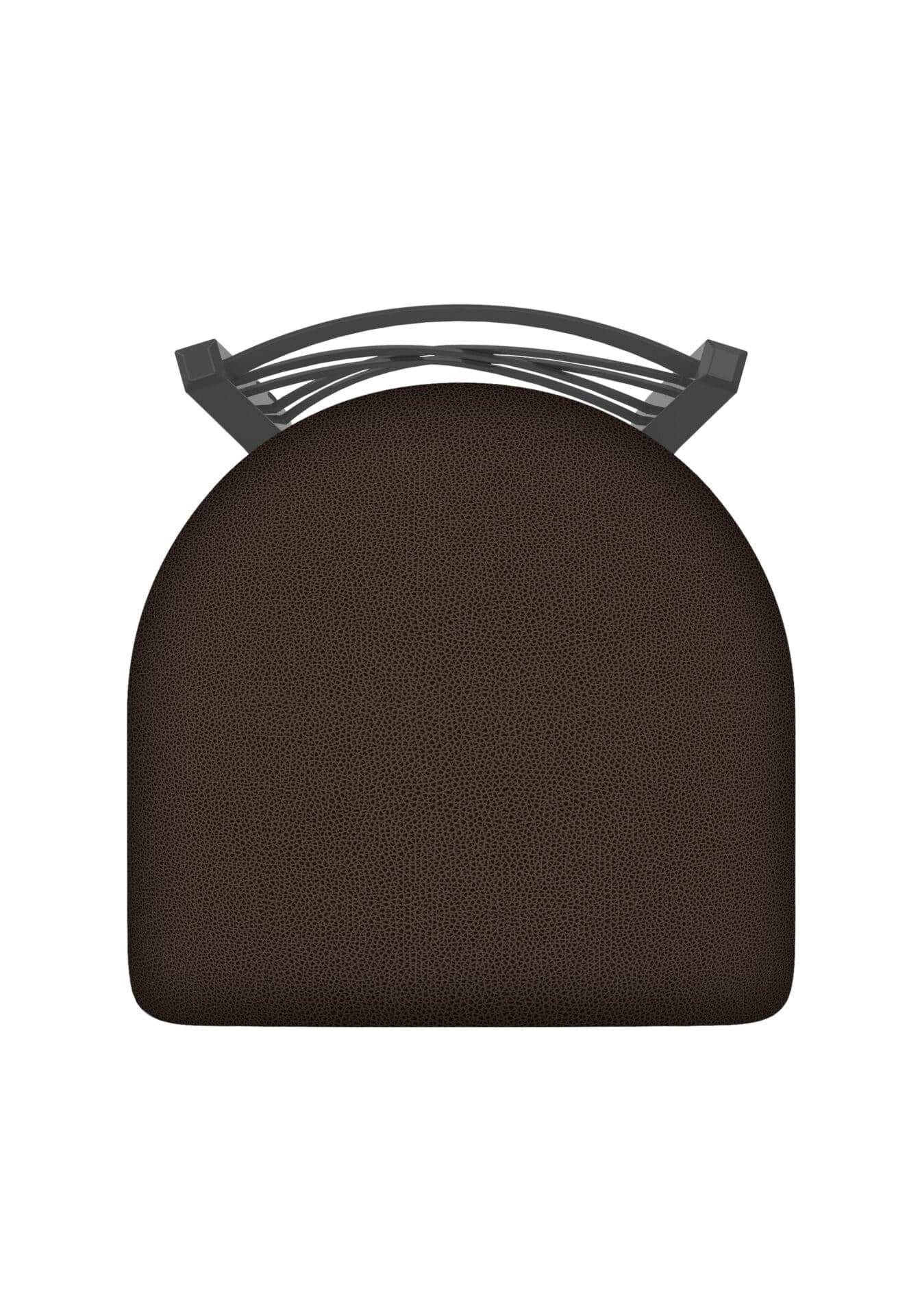 Catalina 36-Inch Extra-Tall Bar Stool with Pewter Finish and Rein Coffee Seat 2 Catalina 36-Inch Extra-Tall Bar Stool with Pewter Finish and Rein Coffee Seat - Image 2
