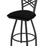 Catalina 25-Inch Counter Stool with Pewter Finish and Black Vinyl Seat 5 Catalina 25-Inch Counter Stool with Pewter Finish and Black Vinyl Seat