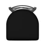 Catalina 25-Inch Counter Stool with Pewter Finish and Black Vinyl Seat 6 Catalina 25-Inch Counter Stool with Pewter Finish and Black Vinyl Seat