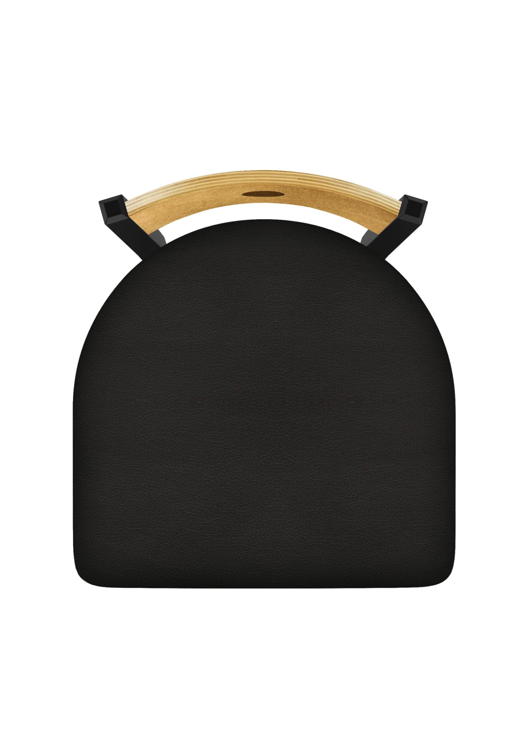 Voltaire 36-Inch Extra-Tall Bar Stool with Black Wrinkle Finish, Medium Back, and Canter Espresso Seat 6 Voltaire 36-Inch Extra-Tall Bar Stool with Black Wrinkle Finish, Medium Back, and Canter Espresso Seat
