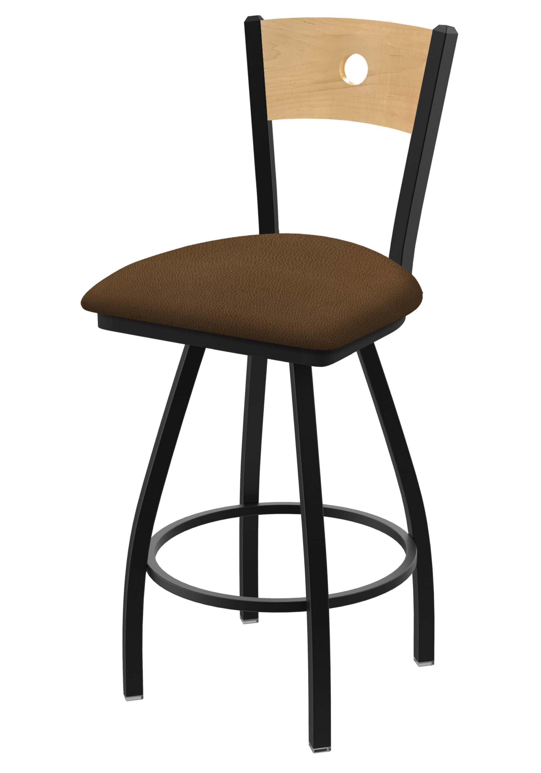 Voltaire 36-Inch Extra-Tall Bar Stool with Black Wrinkle Finish, Natural Back, and Rein Thatch Seat 5 Voltaire 36-Inch Extra-Tall Bar Stool with Black Wrinkle Finish, Natural Back, and Rein Thatch Seat