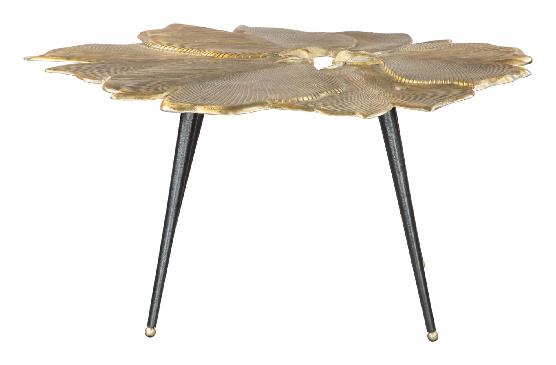 Modern Aluminum Gingko Coffee Table with Organic Boho Chic Design 3 Modern Aluminum Gingko Coffee Table with Organic Boho Chic Design - Image 3