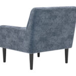 Gray Velvet Armchair with Solid Wood Frame and Steel Legs 11 Gray Velvet Armchair with Solid Wood Frame and Steel Legs
