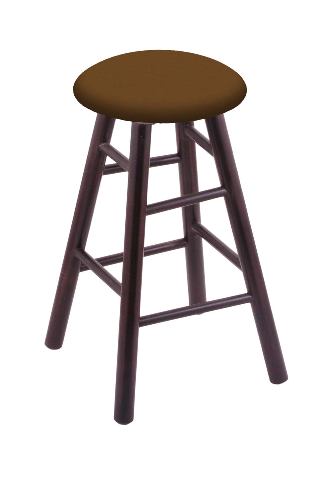 Maple 24-Inch Backless Counter Stool with Dark Cherry Finish, Smooth Leg, and Canter Thatch Seat 1 Maple 24-Inch Backless Counter Stool with Dark Cherry Finish, Smooth Leg, and Canter Thatch Seat