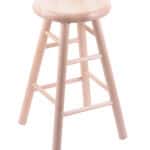 Maple 24-Inch Backless Counter Stool with Natural Finish, Smooth Leg, and Saddle Dish Seat 3 Maple 24-Inch Backless Counter Stool with Natural Finish, Smooth Leg, and Saddle Dish Seat