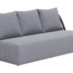 Versatile Outdoor Sofa with Durable Aluminum Frame and Olefin Cushions