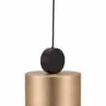 Gold and Black Modern LED Ceiling Lamp with Adjustable Cord