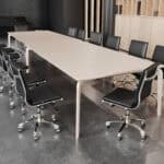 Ergonomic Armless Office Chair with Faux Leather and Chrome Frame 11 Ergonomic Armless Office Chair with Faux Leather and Chrome Frame