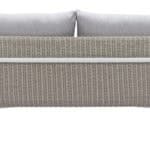 Gray Outdoor Loveseat with Weather Resistant Frame and Cushions