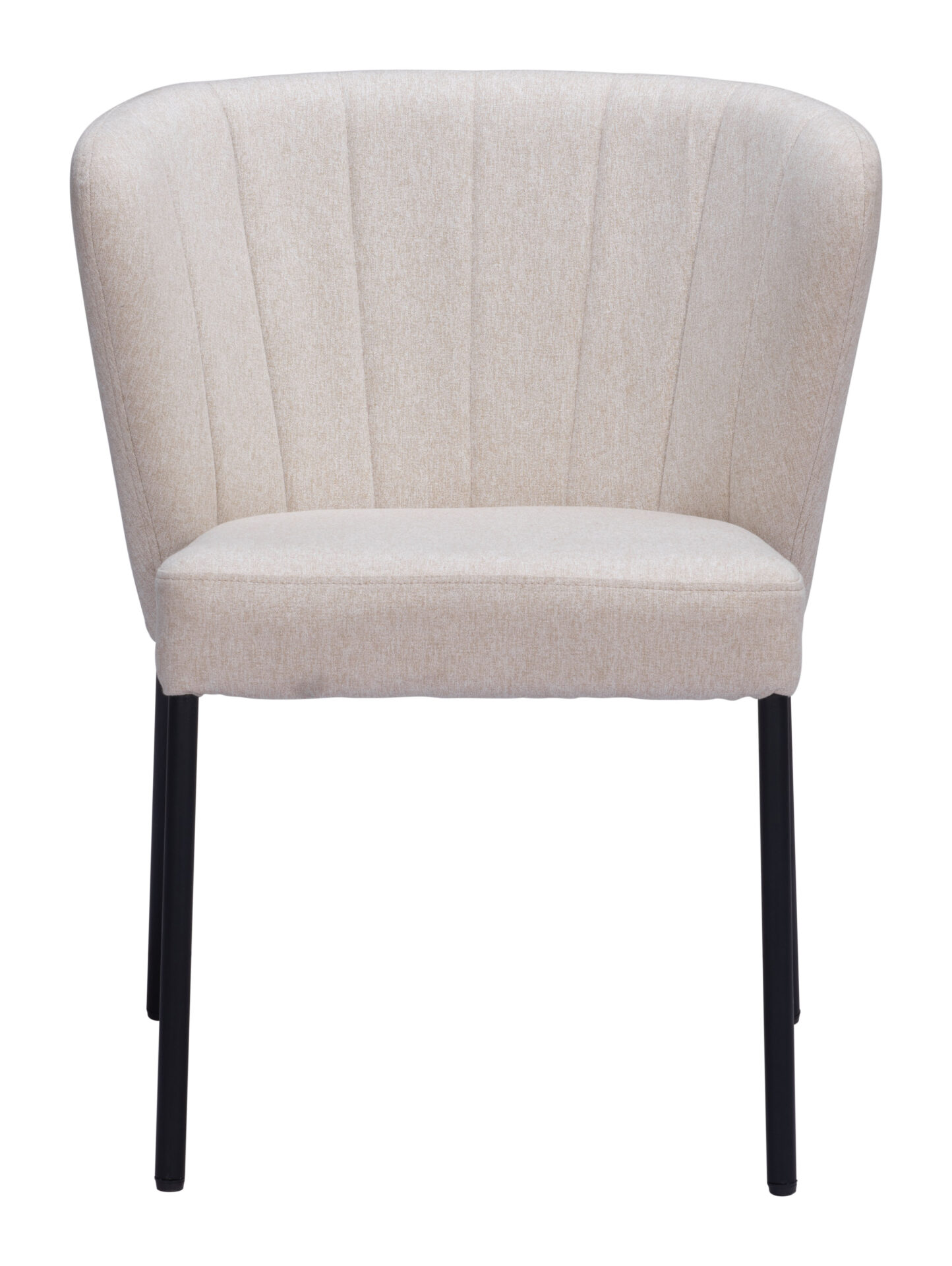Stackable Mid-Century Modern Dining Chair with Tufted Upholstery (Set of 2) 5 Stackable Mid-Century Modern Dining Chair with Tufted Upholstery (Set of 2) - Image 5