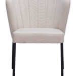 Stackable Mid-Century Modern Dining Chair with Tufted Upholstery (Set of 2) 15 Stackable Mid-Century Modern Dining Chair with Tufted Upholstery (Set of 2)