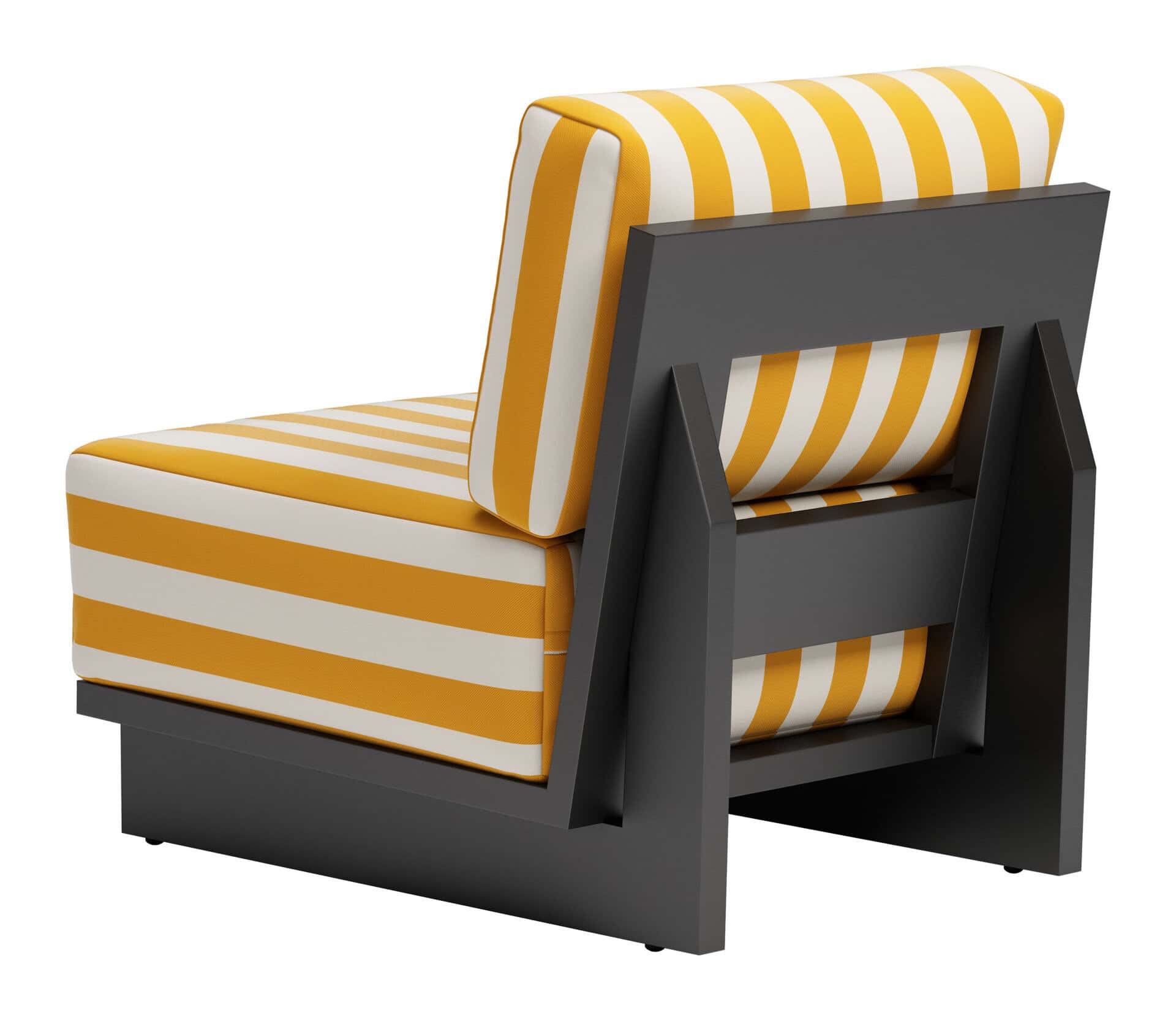 Yellow Weather-Resistant Shoreline Accent Chair with Washable Cushion Cover 17 Yellow Weather-Resistant Shoreline Accent Chair with Washable Cushion Cover