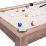 3-in-1 Dining, Pool, and Ping Pong Table with Accessories